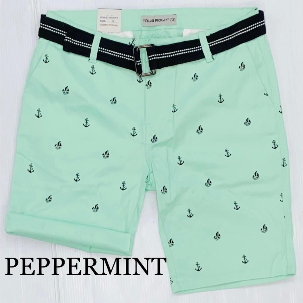 Soft form fitting shorts with belts